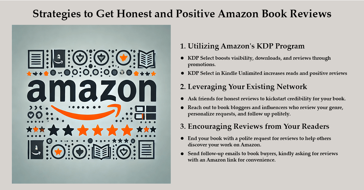 Strategies to get positive Amazon book reviews