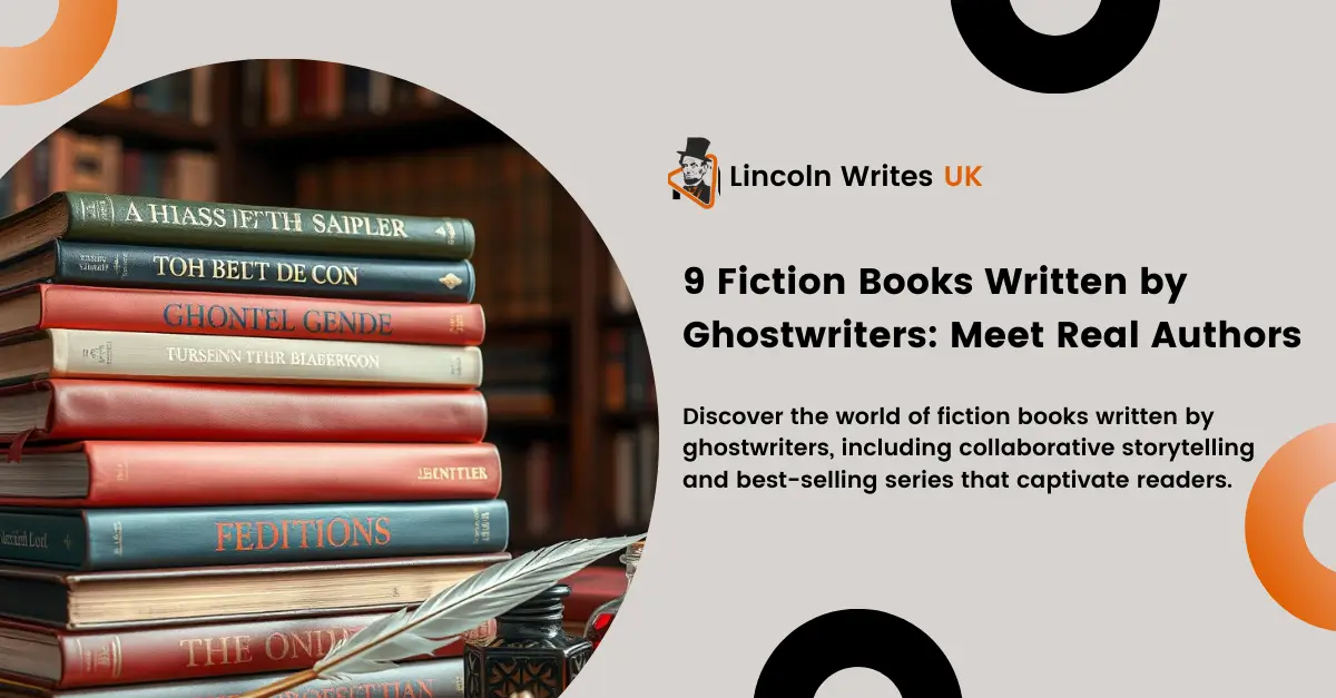 9 Fiction Books Written by Ghostwriters Meet Real Authors | Lincoln Writes